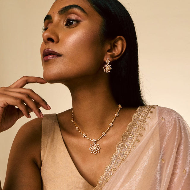 Zircon Necklace Zircon Necklace 192620