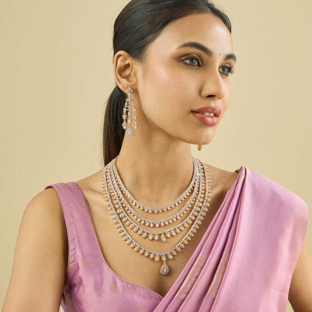 Zircon Necklace Zircon Necklace 181204
