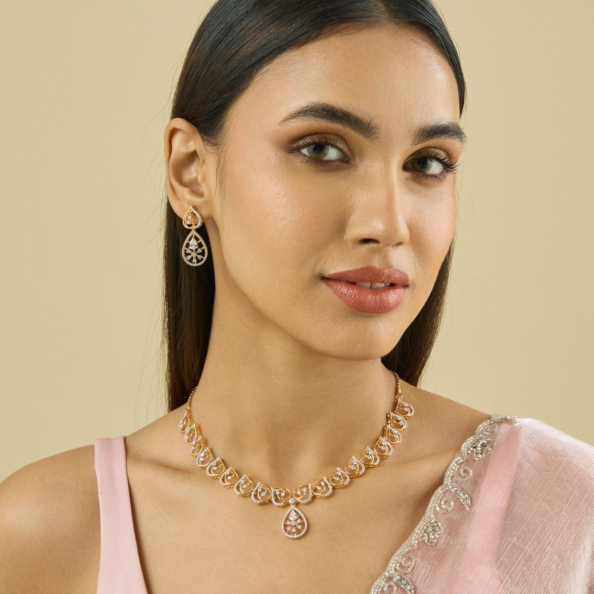 Zircon Necklace Zircon Necklace 184909