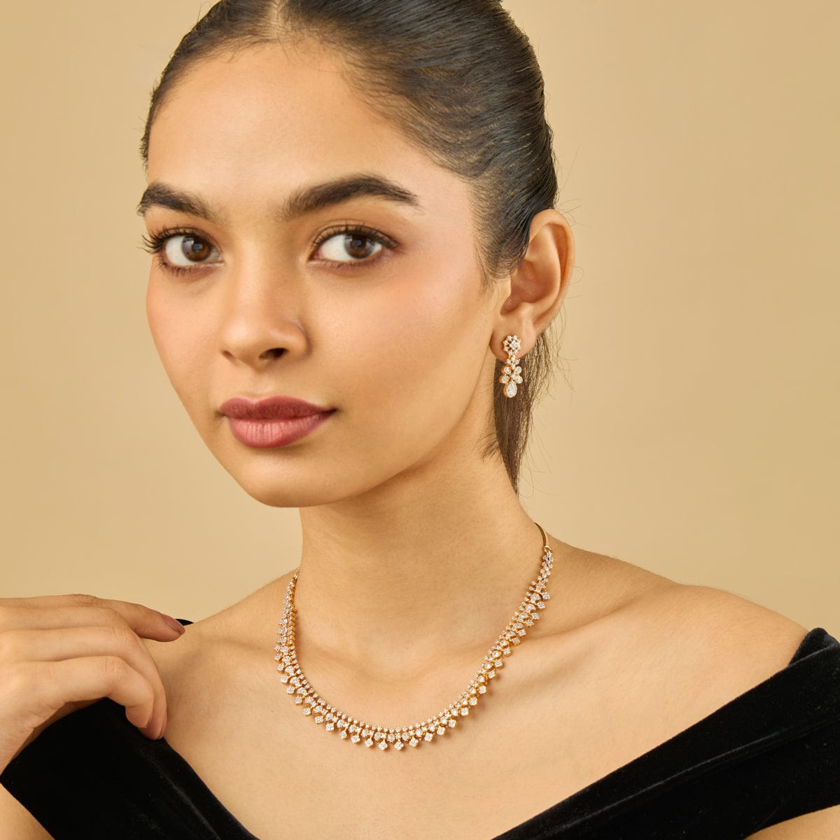 Zircon Necklace Zircon Necklace 185548