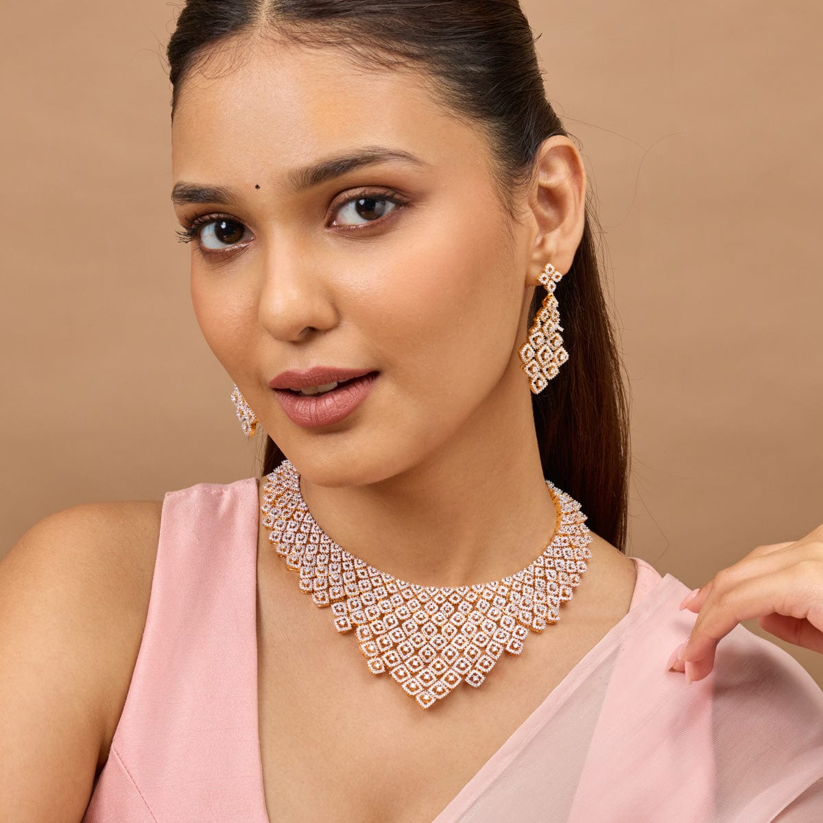 Zircon Necklace Zircon Necklace 188734