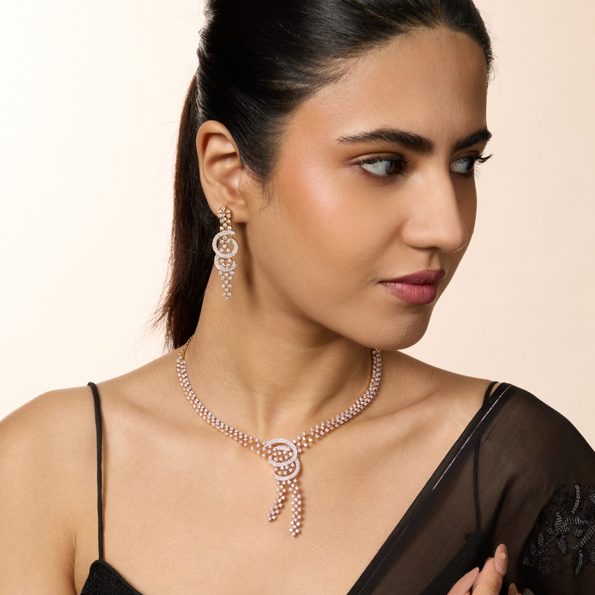 Zircon Necklace Zircon Necklace 190902