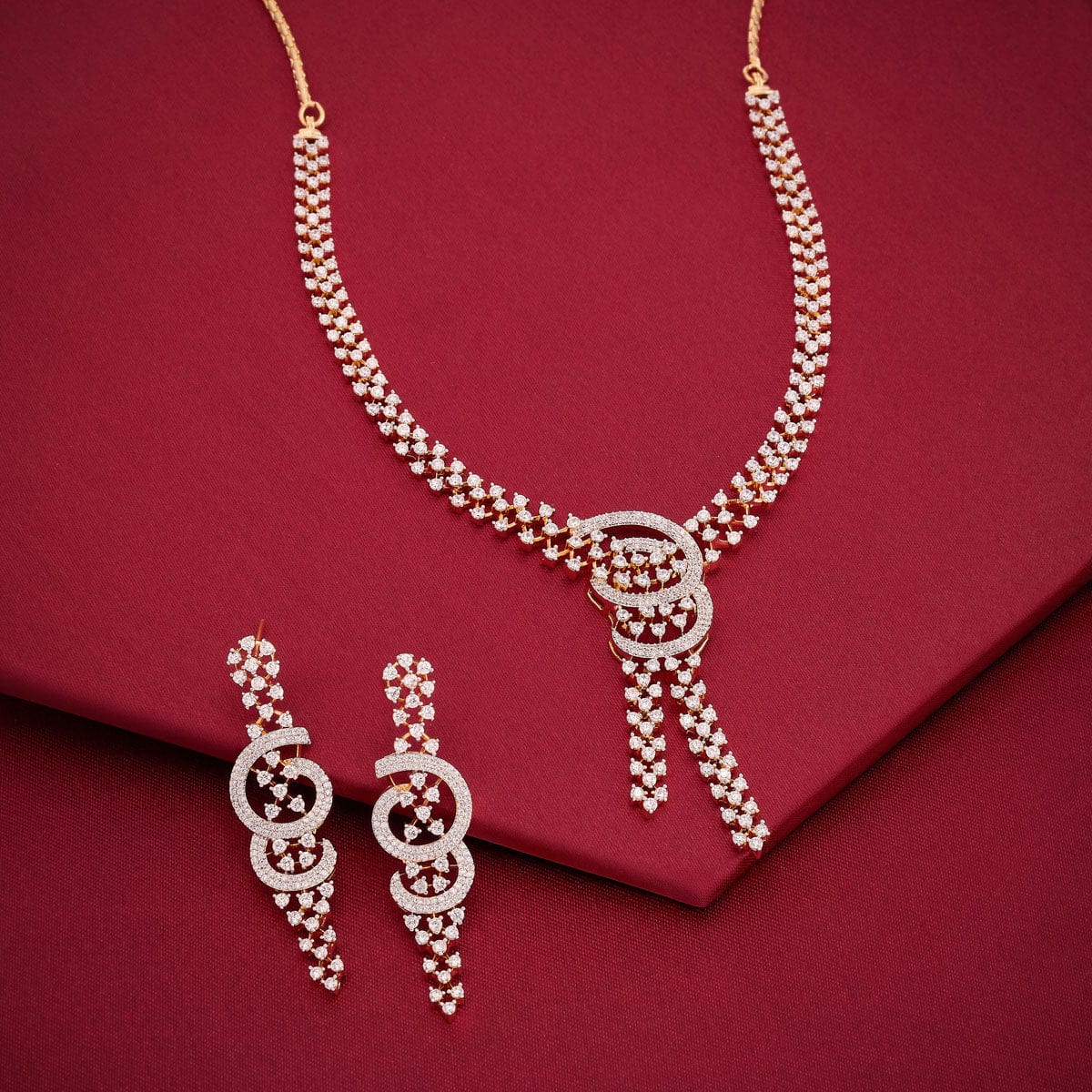 Zircon Necklace Zircon Necklace 190902