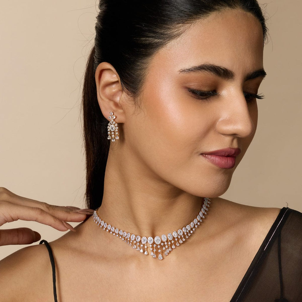 Zircon Necklace Zircon Necklace 190903