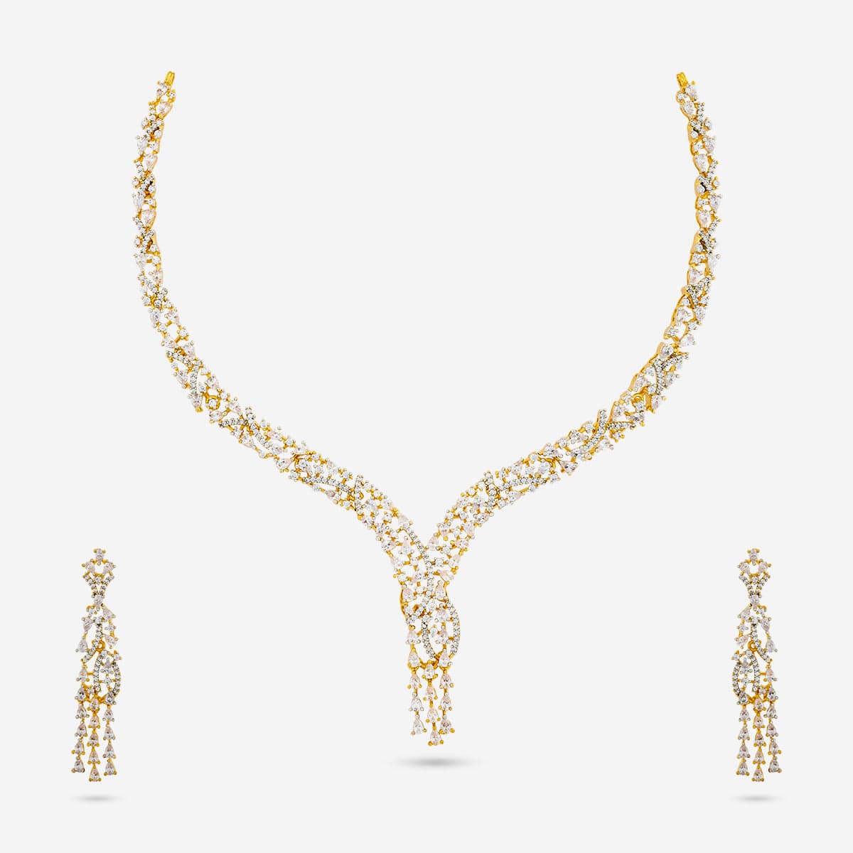 Zircon Necklace Zircon Necklace 191036