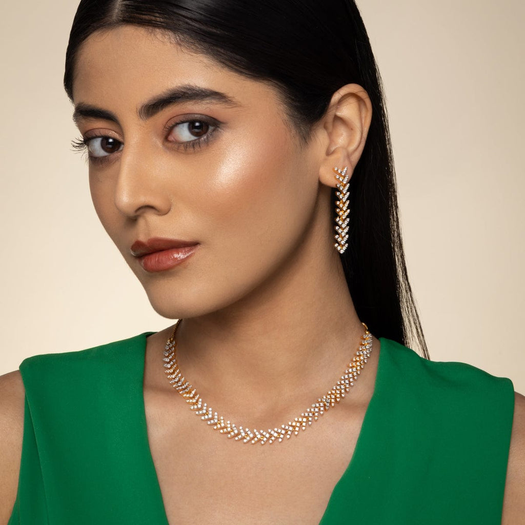 Zircon Necklace Zircon Necklace 191037