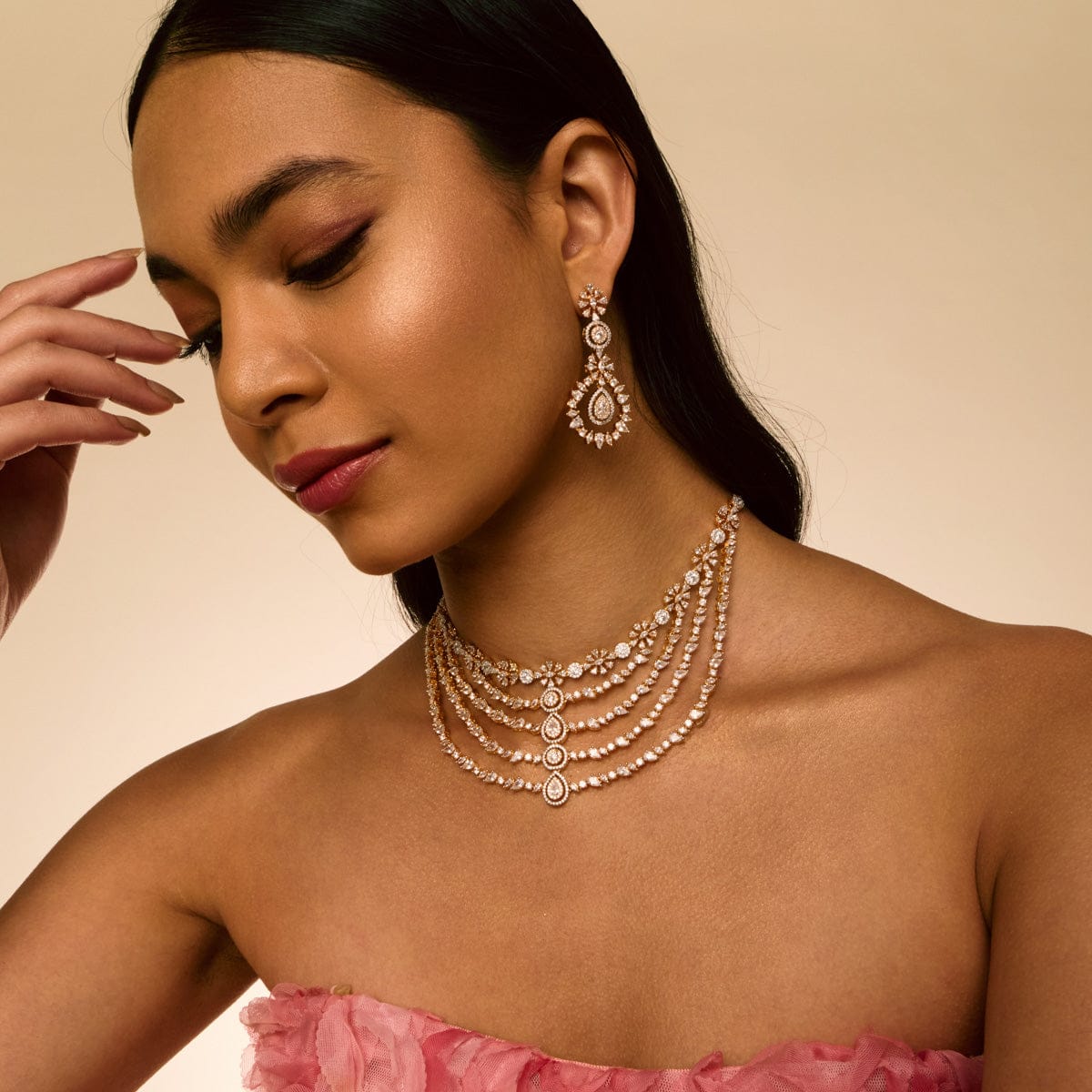 Zircon Necklace Zircon Necklace 191796