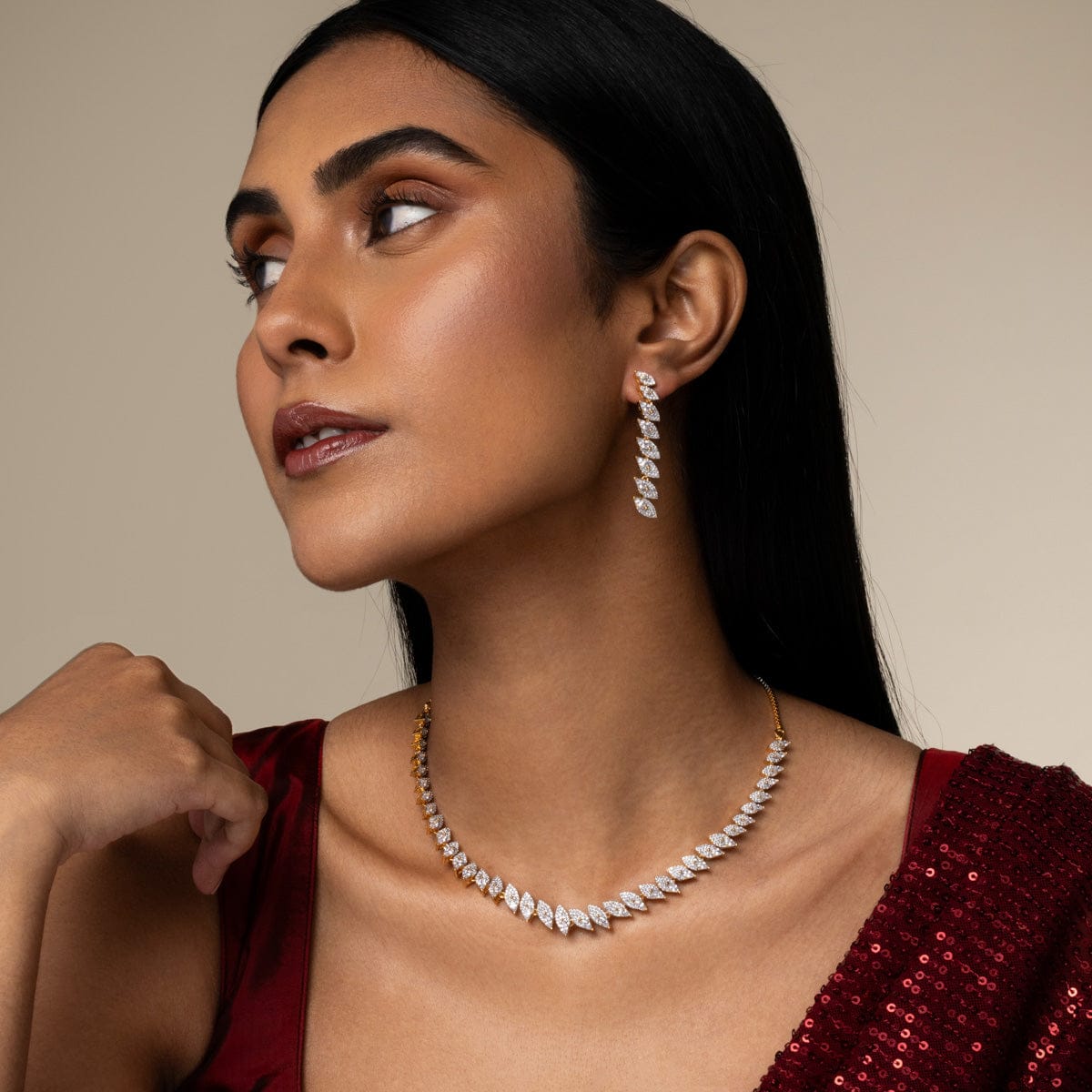 Zircon Necklace Zircon Necklace 191869