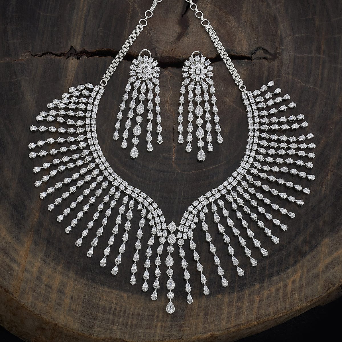 Zircon Necklace Zircon Necklace 181022