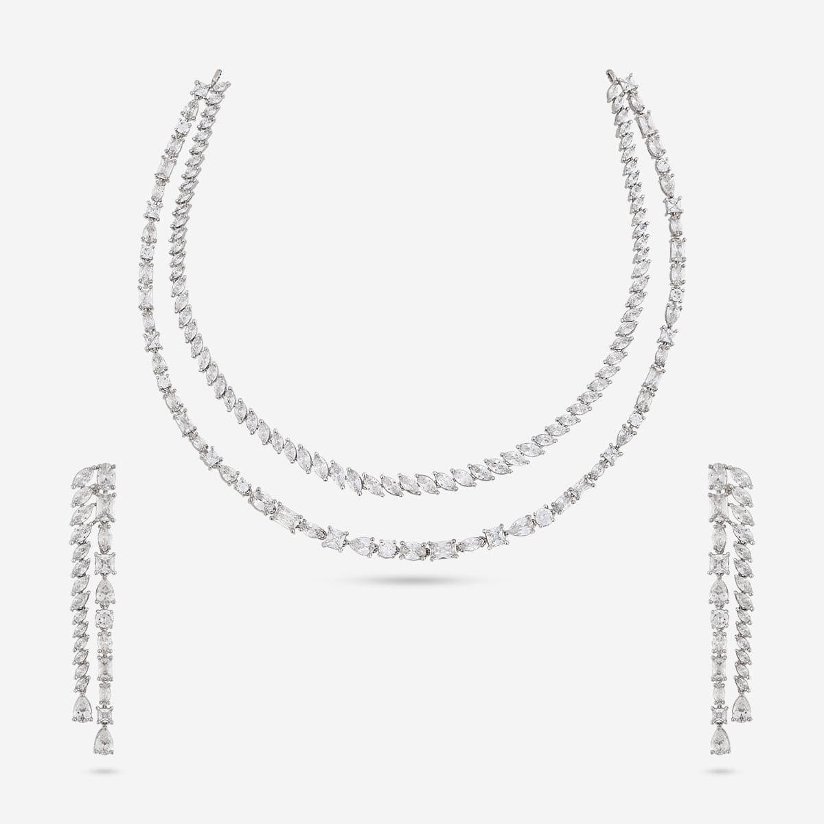 Zircon Necklace Zircon Necklace 190814