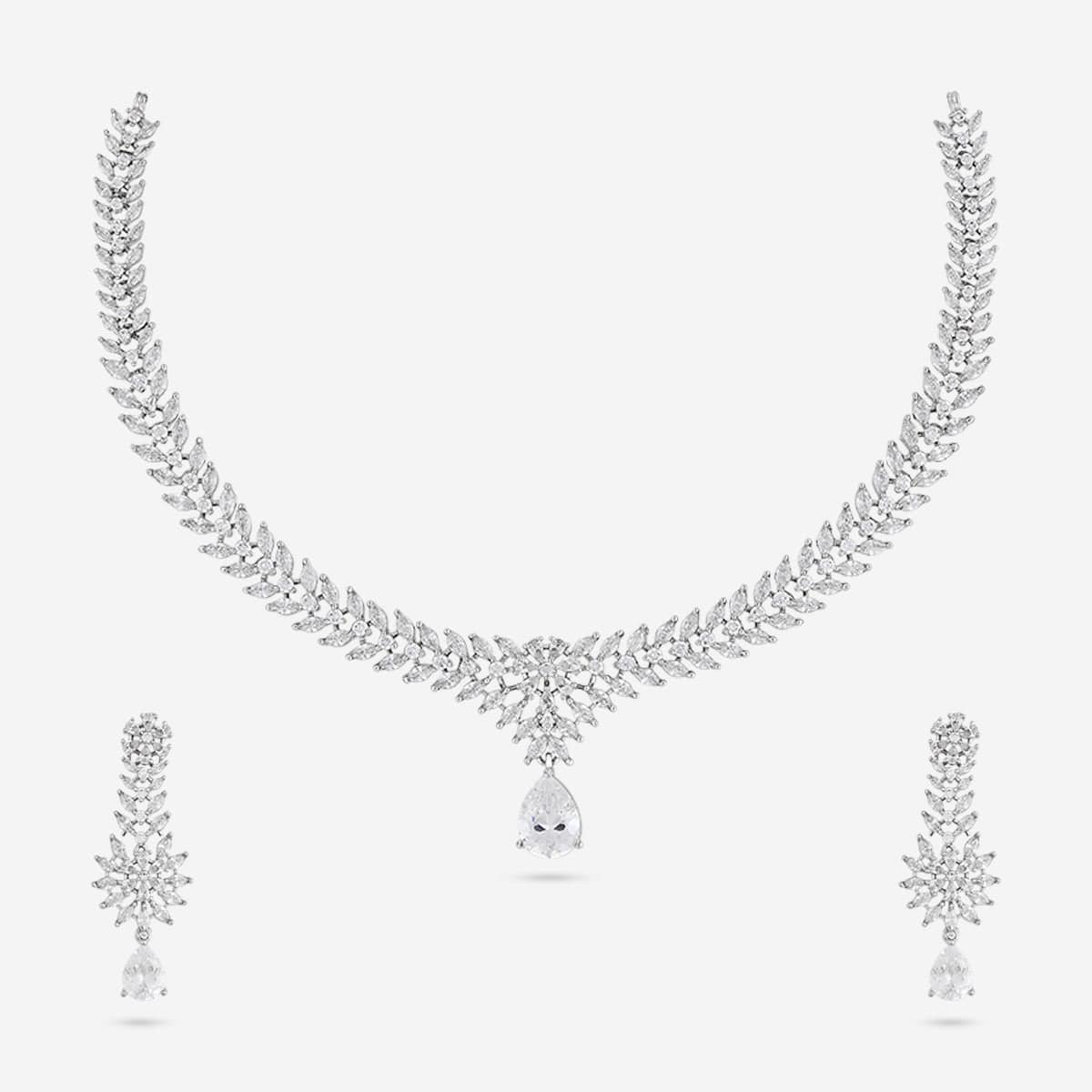 Zircon Necklace Zircon Necklace 190823