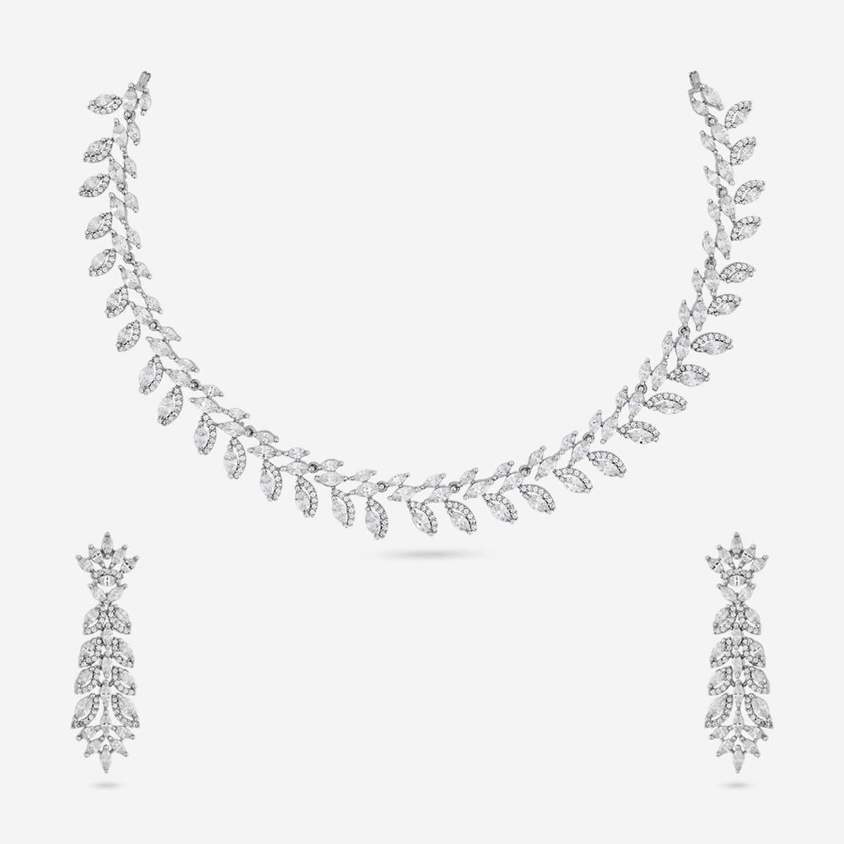 Zircon Necklace Zircon Necklace 190904