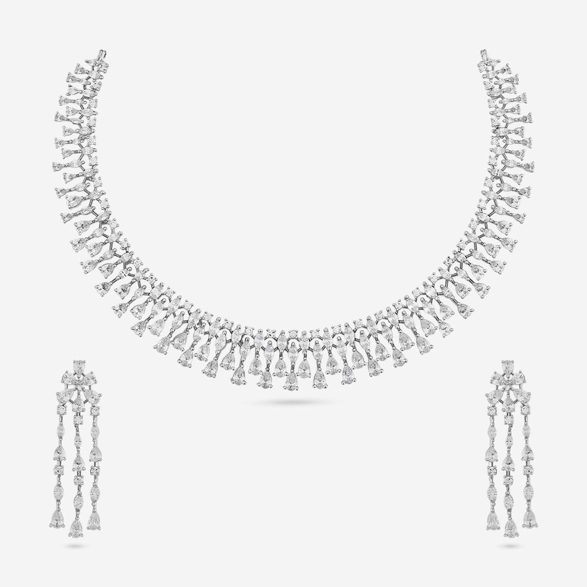Zircon Necklace Zircon Necklace 190906