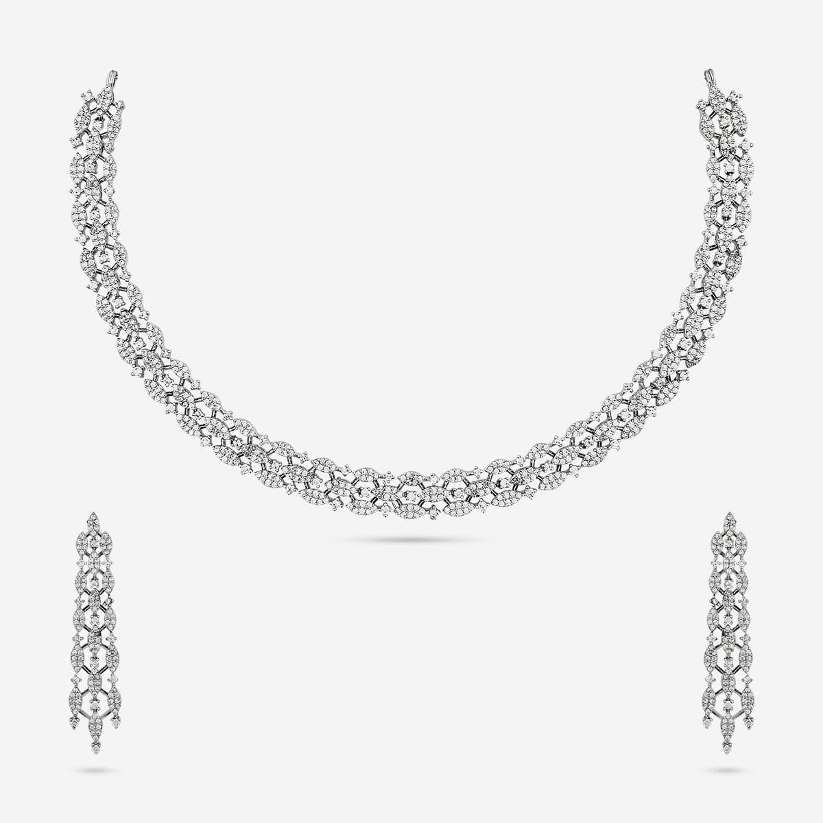 Zircon Necklace Zircon Necklace 191035