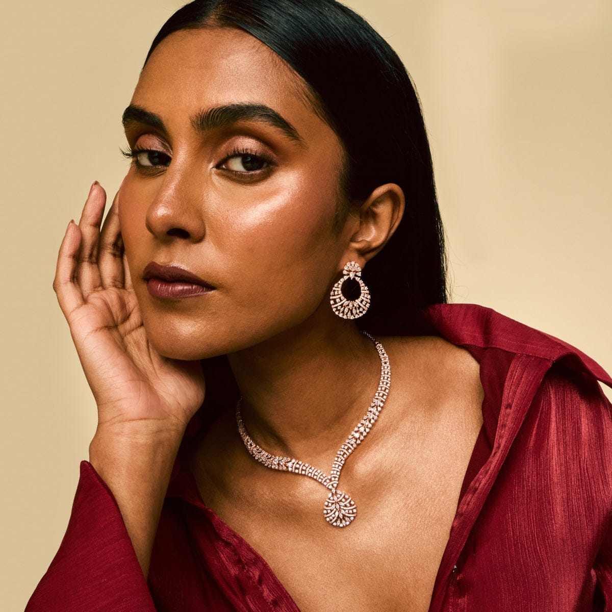 Zircon Necklace Zircon Necklace 195620