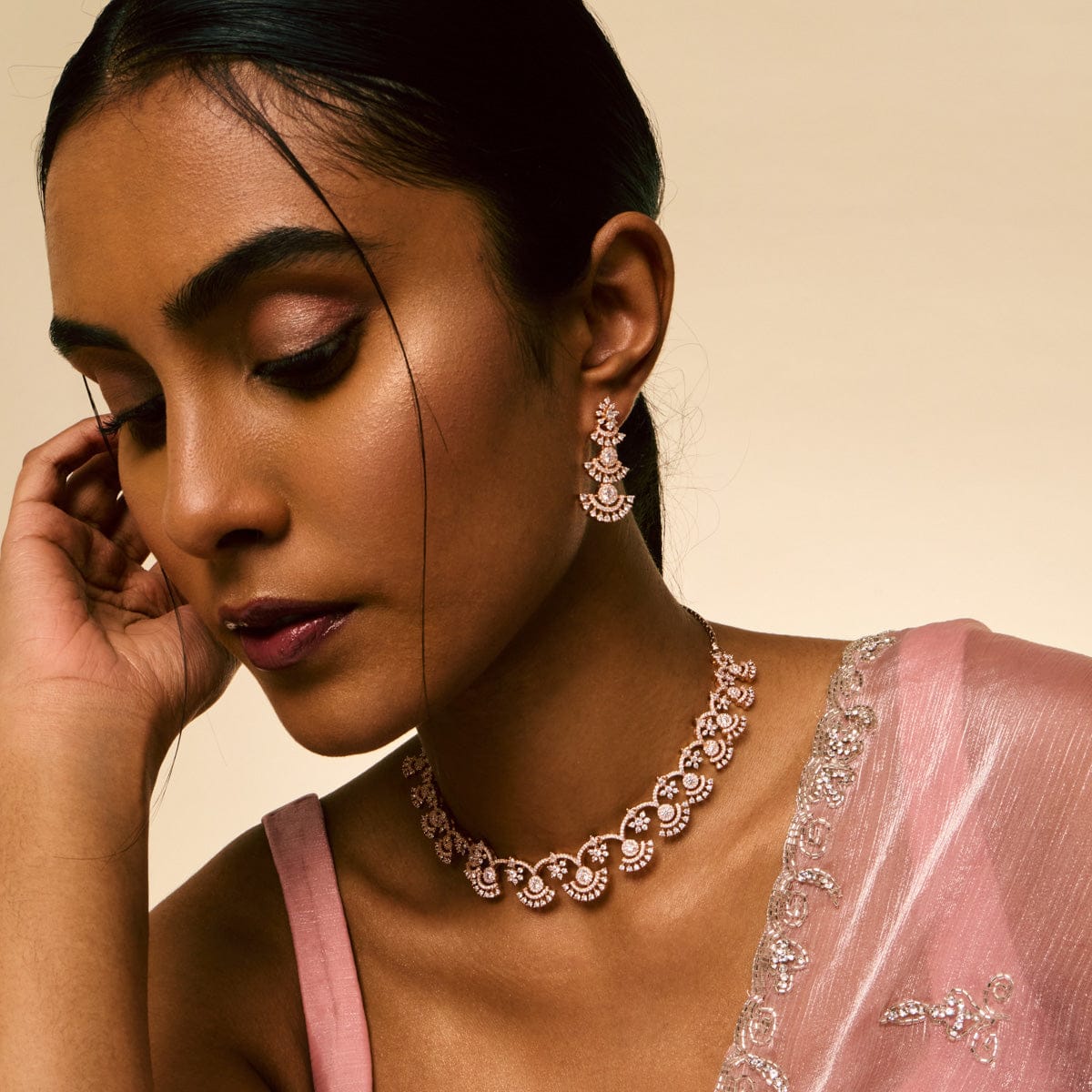 Zircon Necklace Zircon Necklace 195636