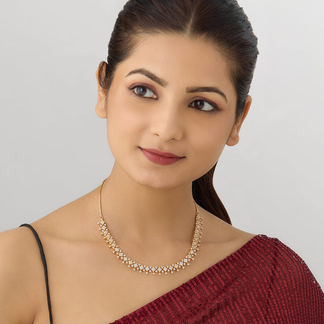 Zircon Necklace Zircon Necklace 161786