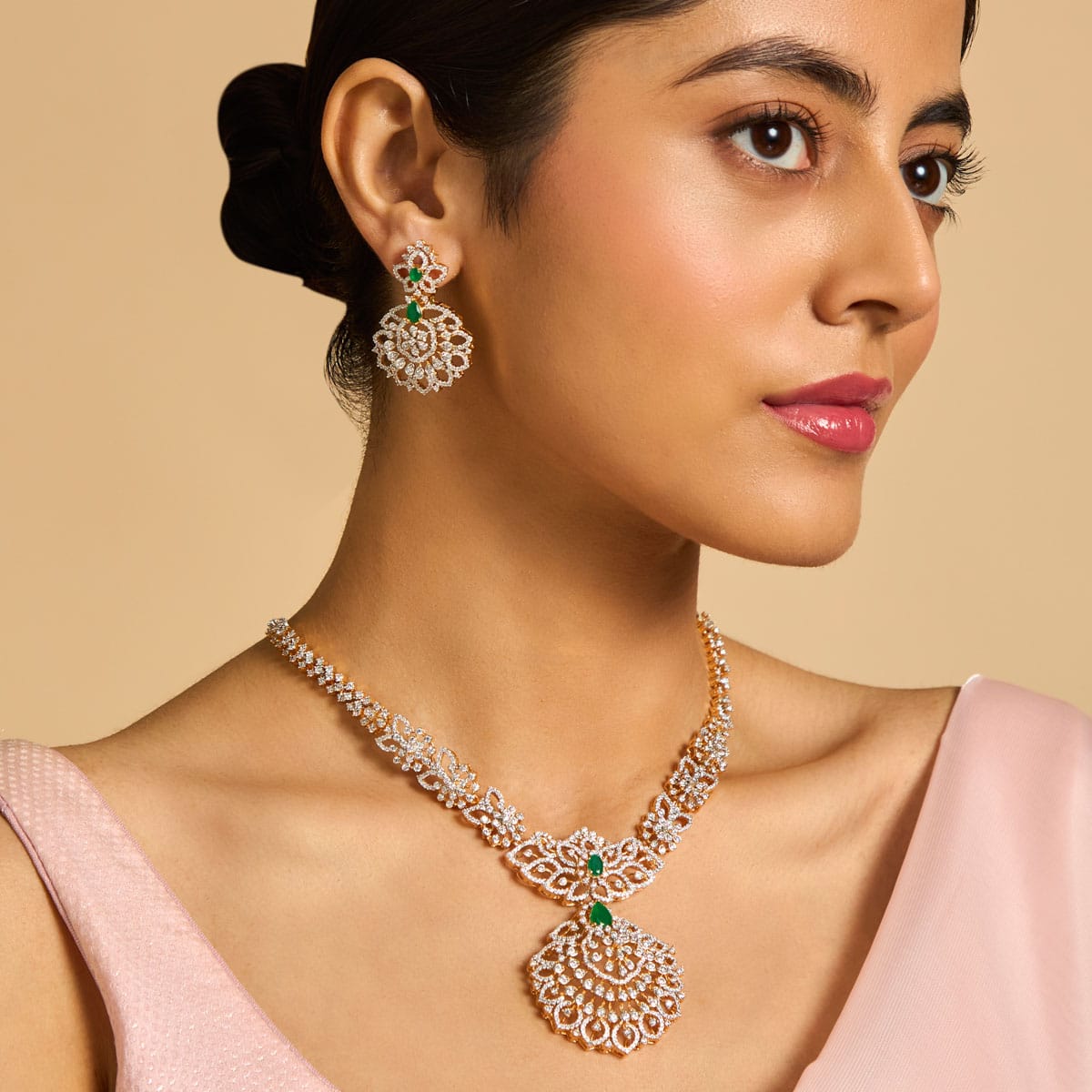 Zircon Necklace Zircon Necklace 173214