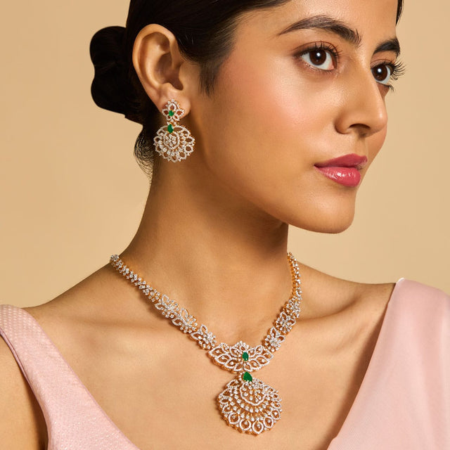 Zircon Necklace Zircon Necklace 173214