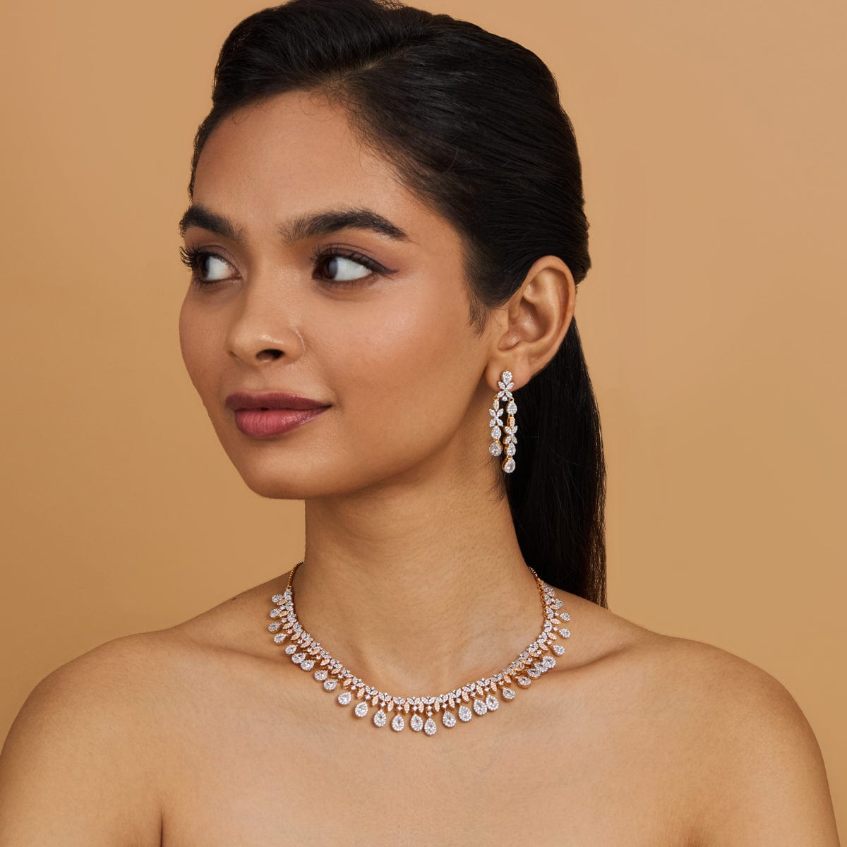 Zircon Necklace Zircon Necklace 175698