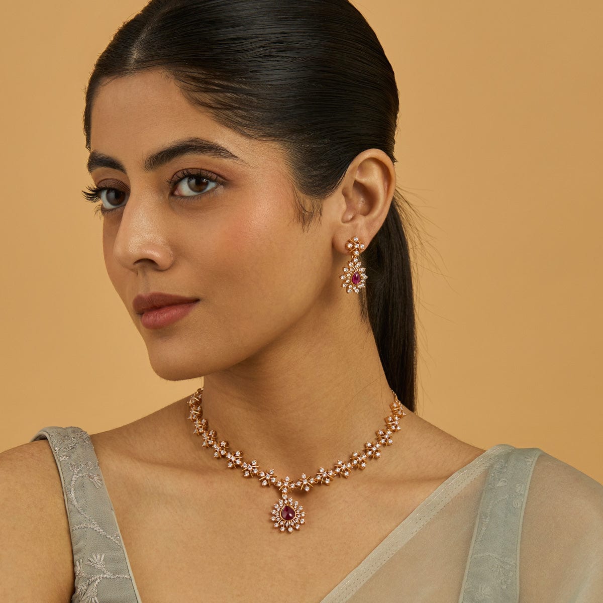 Zircon Necklace Zircon Necklace 177996