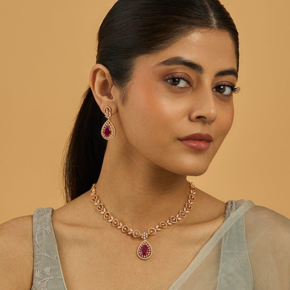 Zircon Necklace Zircon Necklace 177997