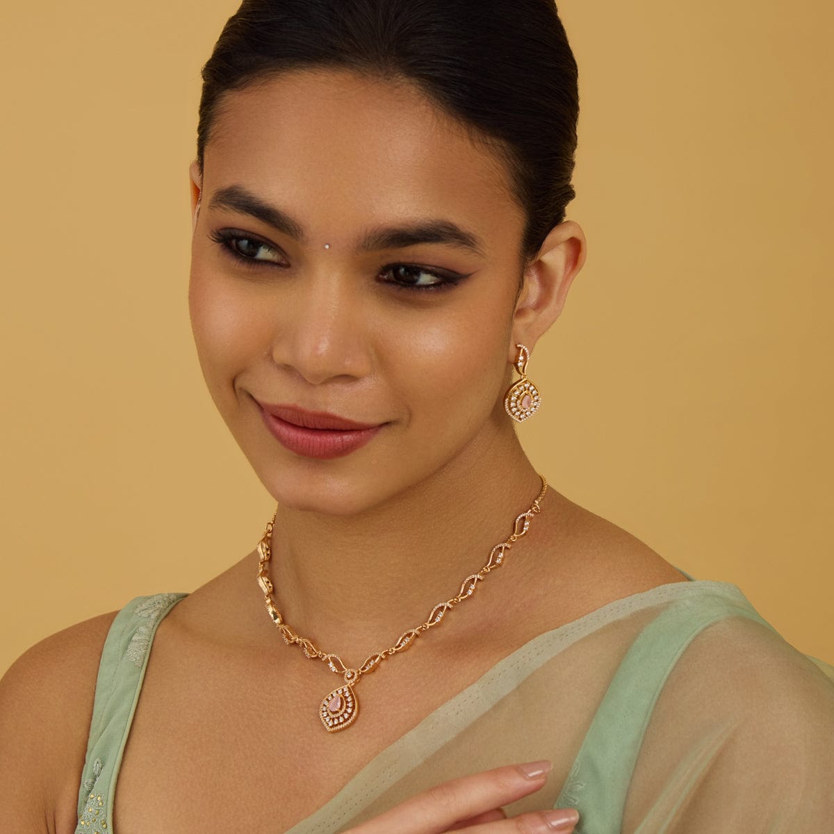 Zircon Necklace Zircon Necklace 178006