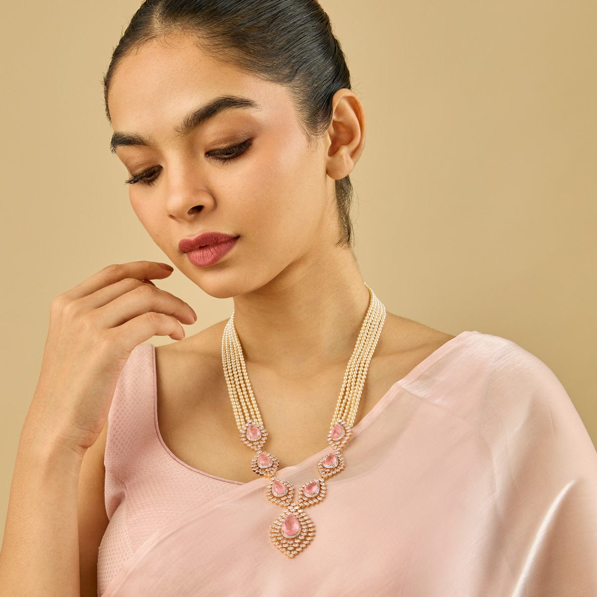 Zircon Necklace Zircon Necklace 180304