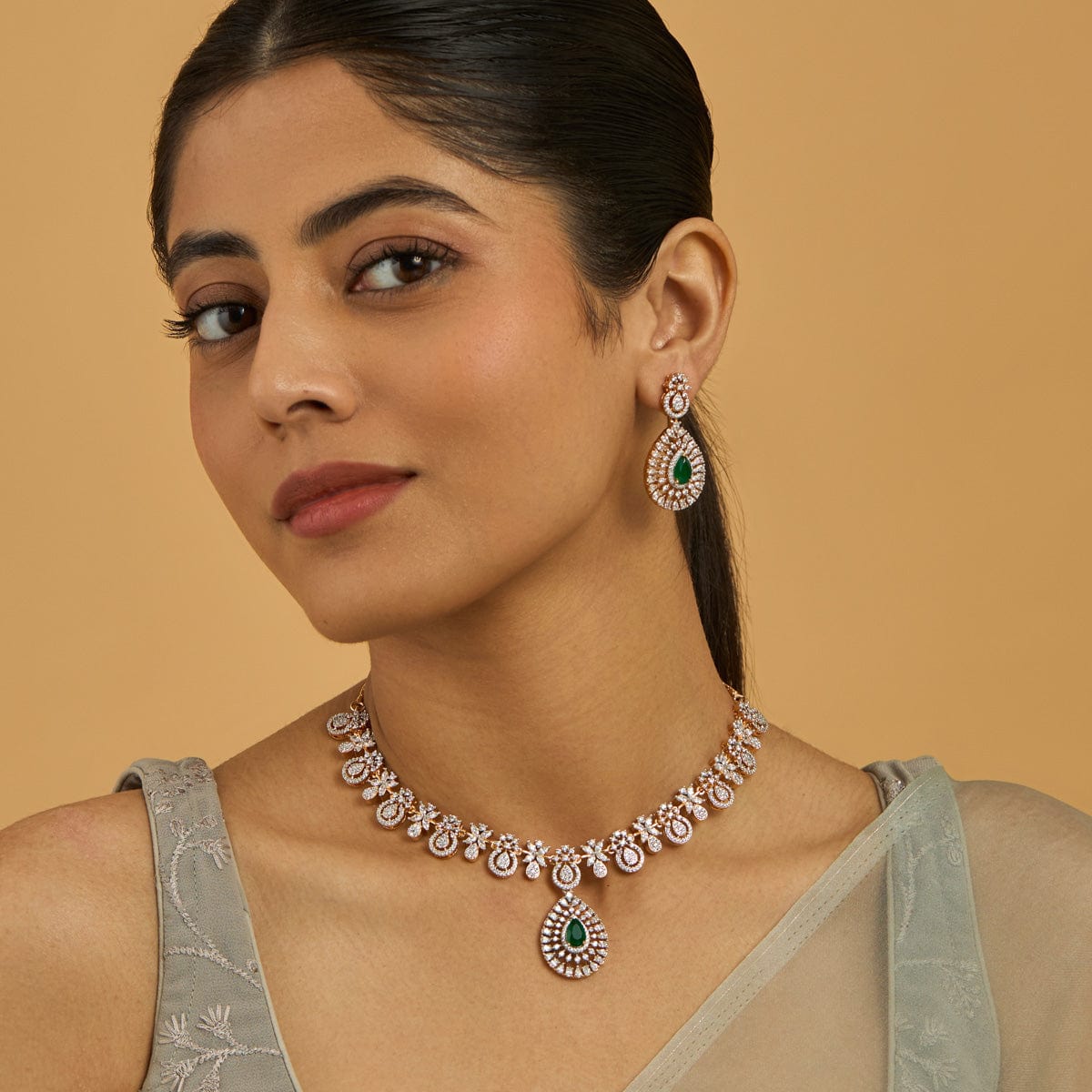 Zircon Necklace Zircon Necklace 180950