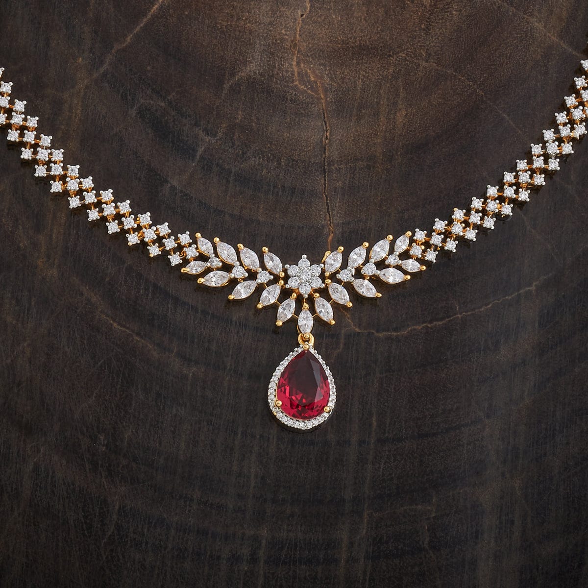 Zircon Necklace Zircon Necklace 181015