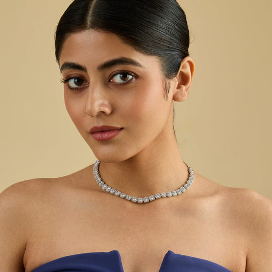 Zircon Necklace Zircon Necklace 181201