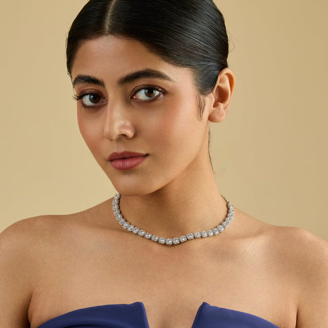 Zircon Necklace Zircon Necklace 181201