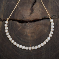 Zircon Necklace Zircon Necklace 181201
