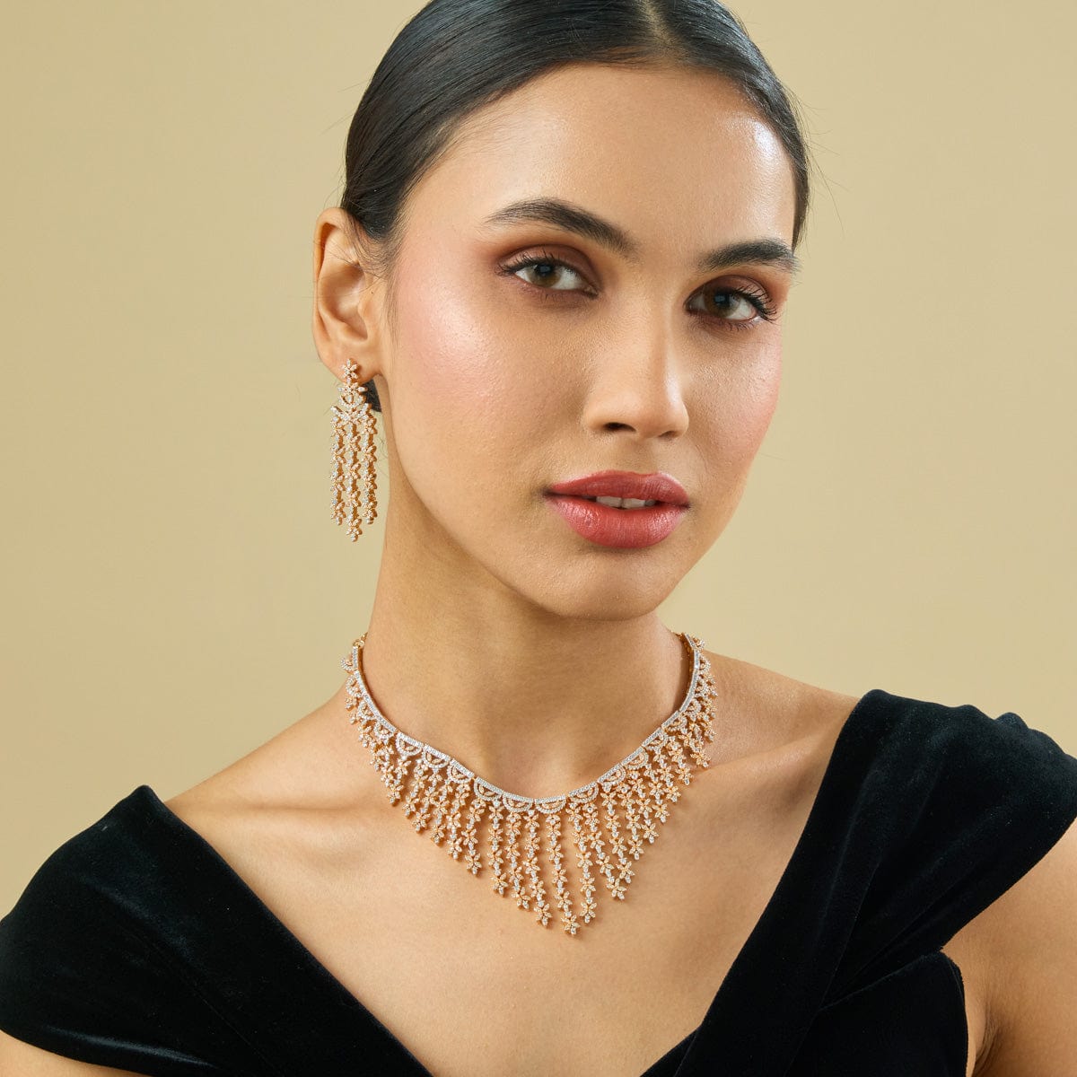 Zircon Necklace Zircon Necklace 181203