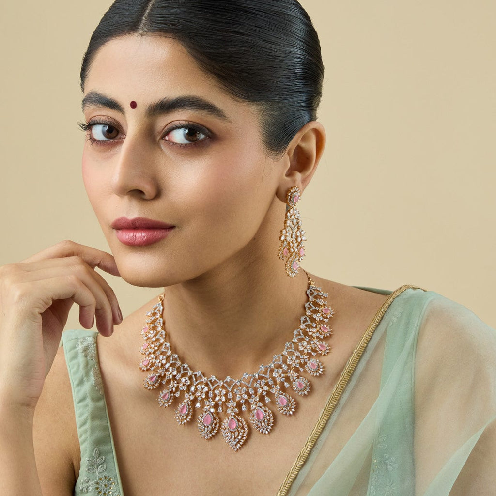 Zircon Necklace Zircon Necklace 181205