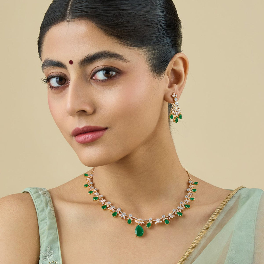 Zircon Necklace Zircon Necklace 181209