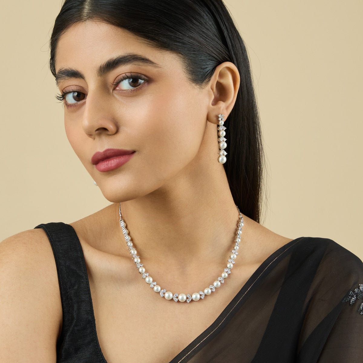 Zircon Necklace Zircon Necklace 181212