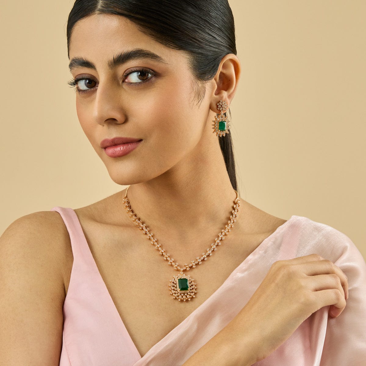 Zircon Necklace Zircon Necklace 181242