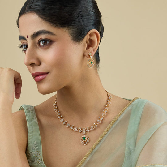 Zircon Necklace Zircon Necklace 181247