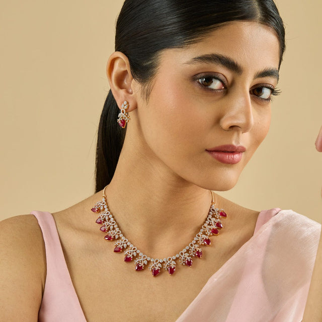 Zircon Necklace Zircon Necklace 181535