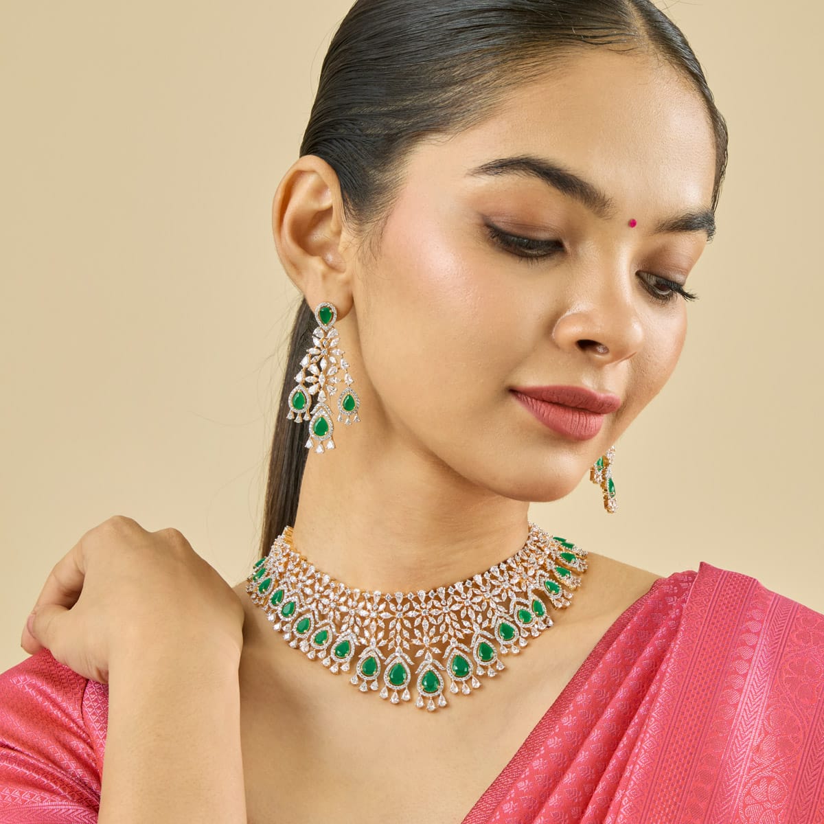 Zircon Necklace Zircon Necklace 182017
