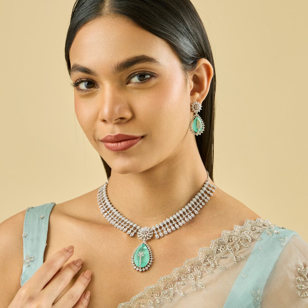 Zircon Necklace Zircon Necklace 182023