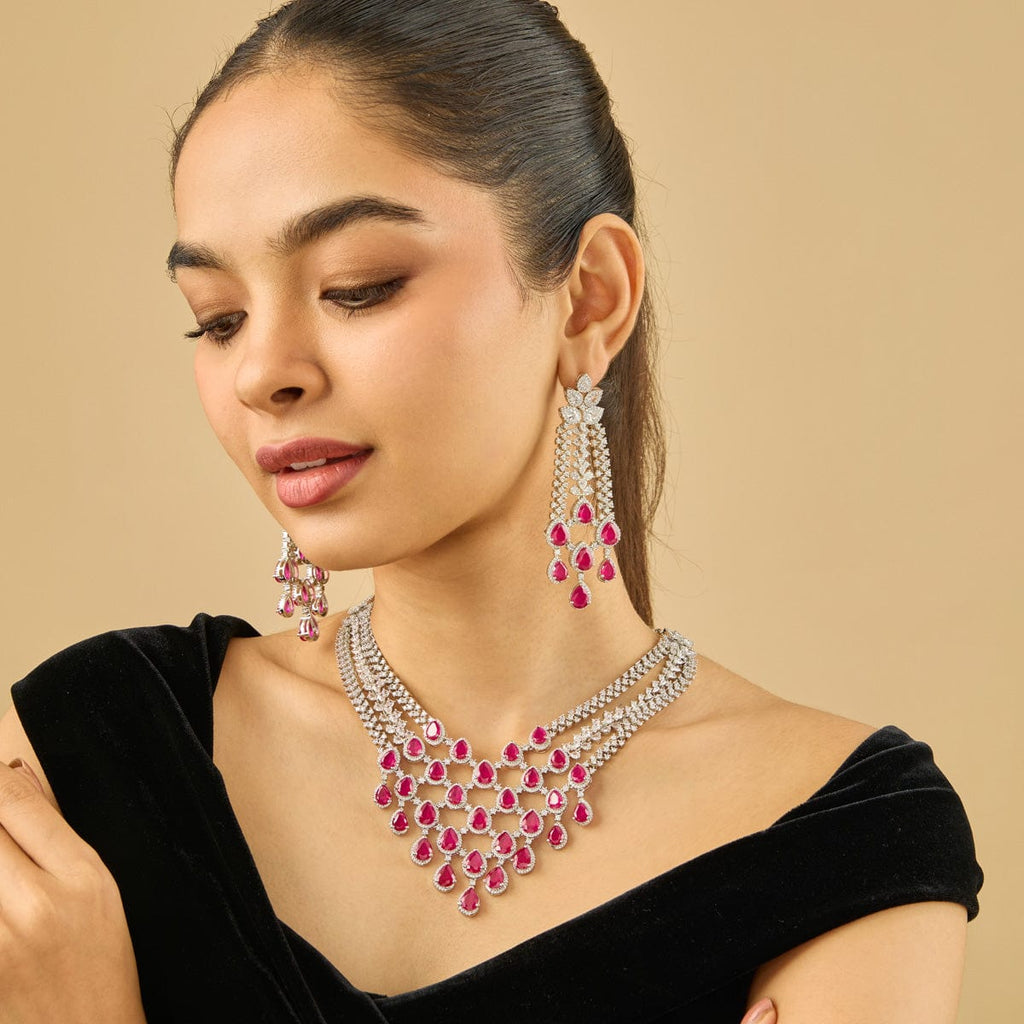 Zircon Necklace Zircon Necklace 182024