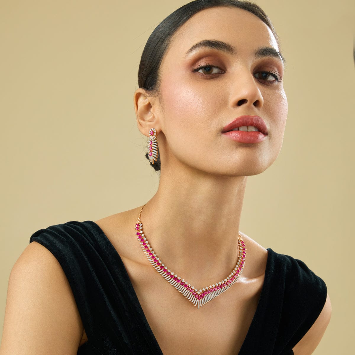 Zircon Necklace Zircon Necklace 182029