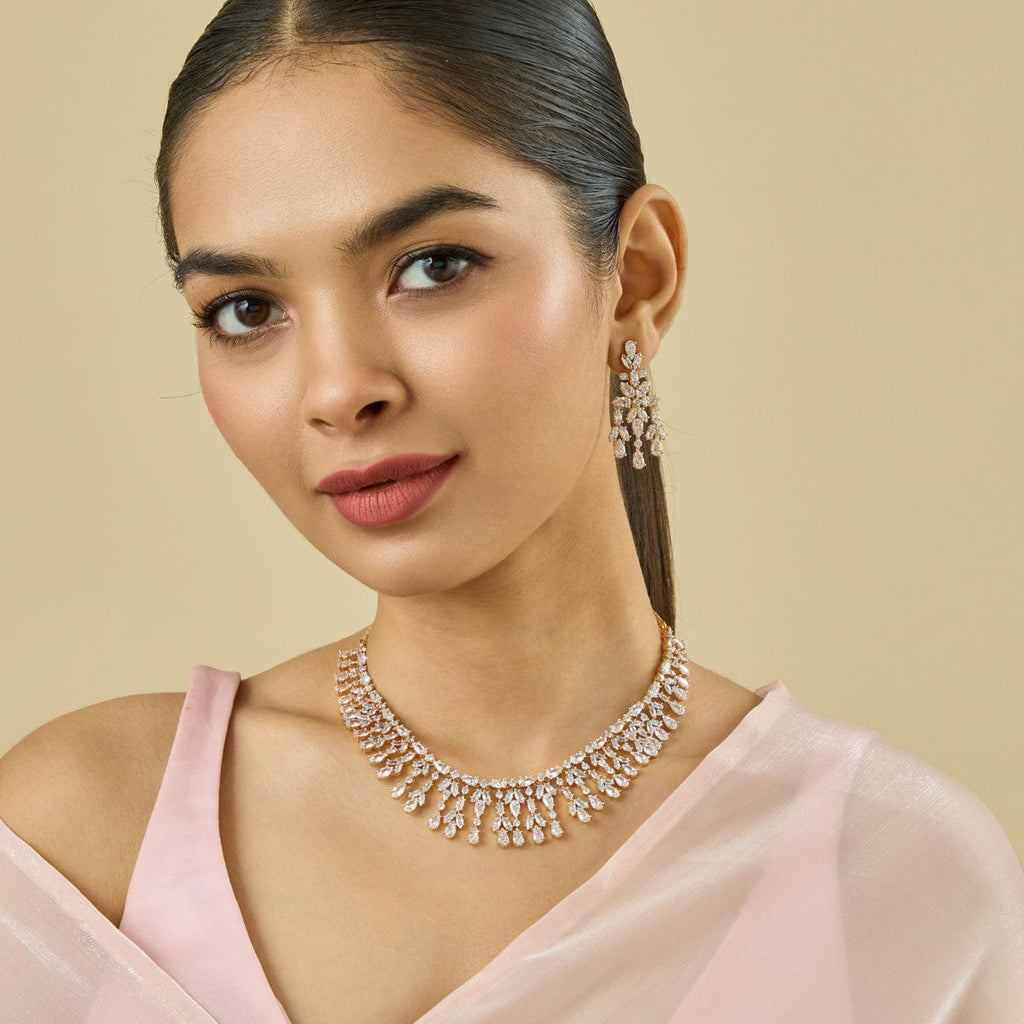 Zircon Necklace Zircon Necklace 182030