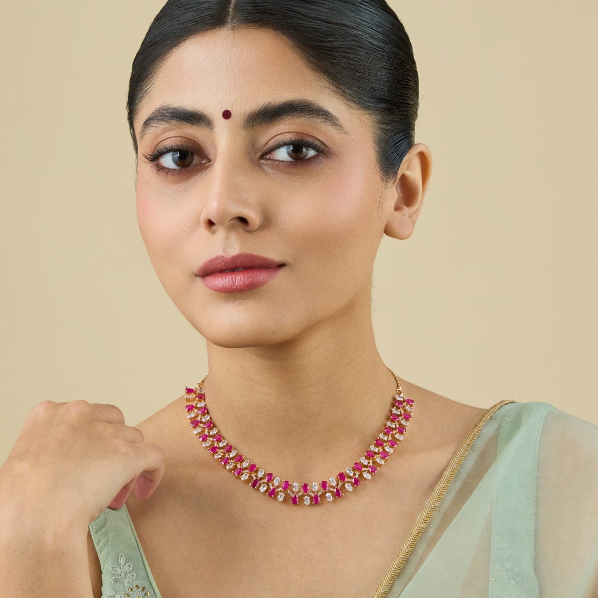 Zircon Necklace Zircon Necklace 182031