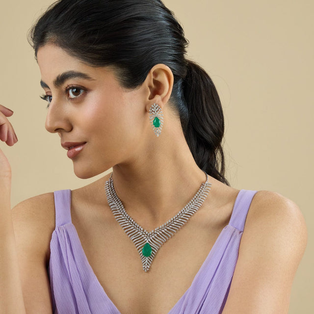 Zircon Necklace Zircon Necklace 182034
