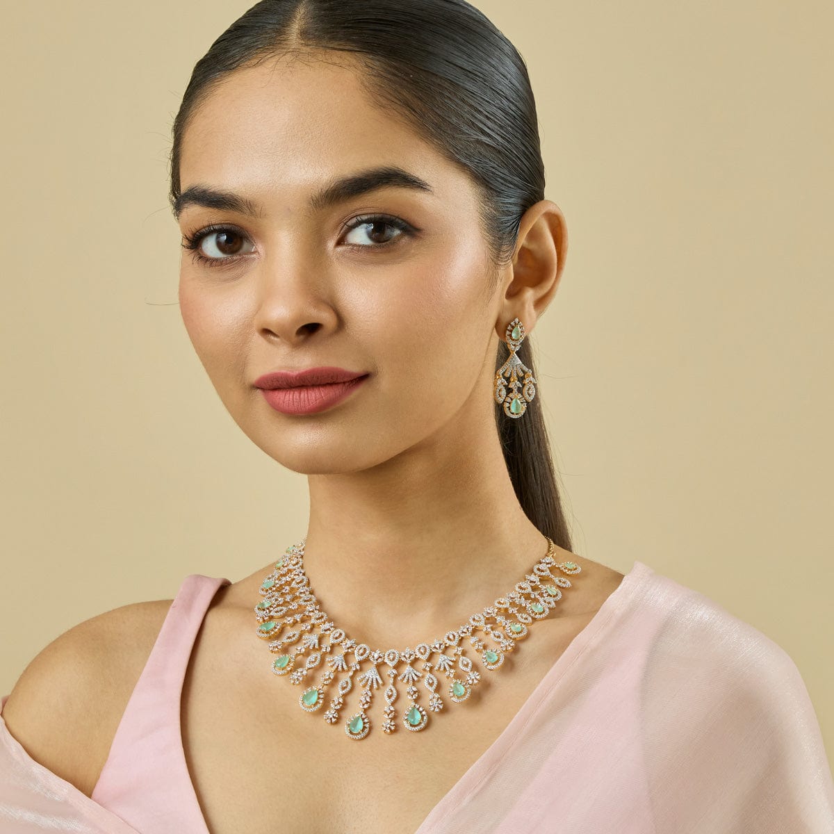 Zircon Necklace Zircon Necklace 182038