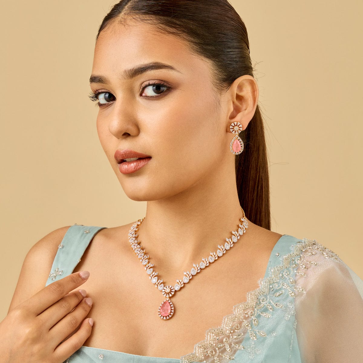 Zircon Necklace Zircon Necklace 182040