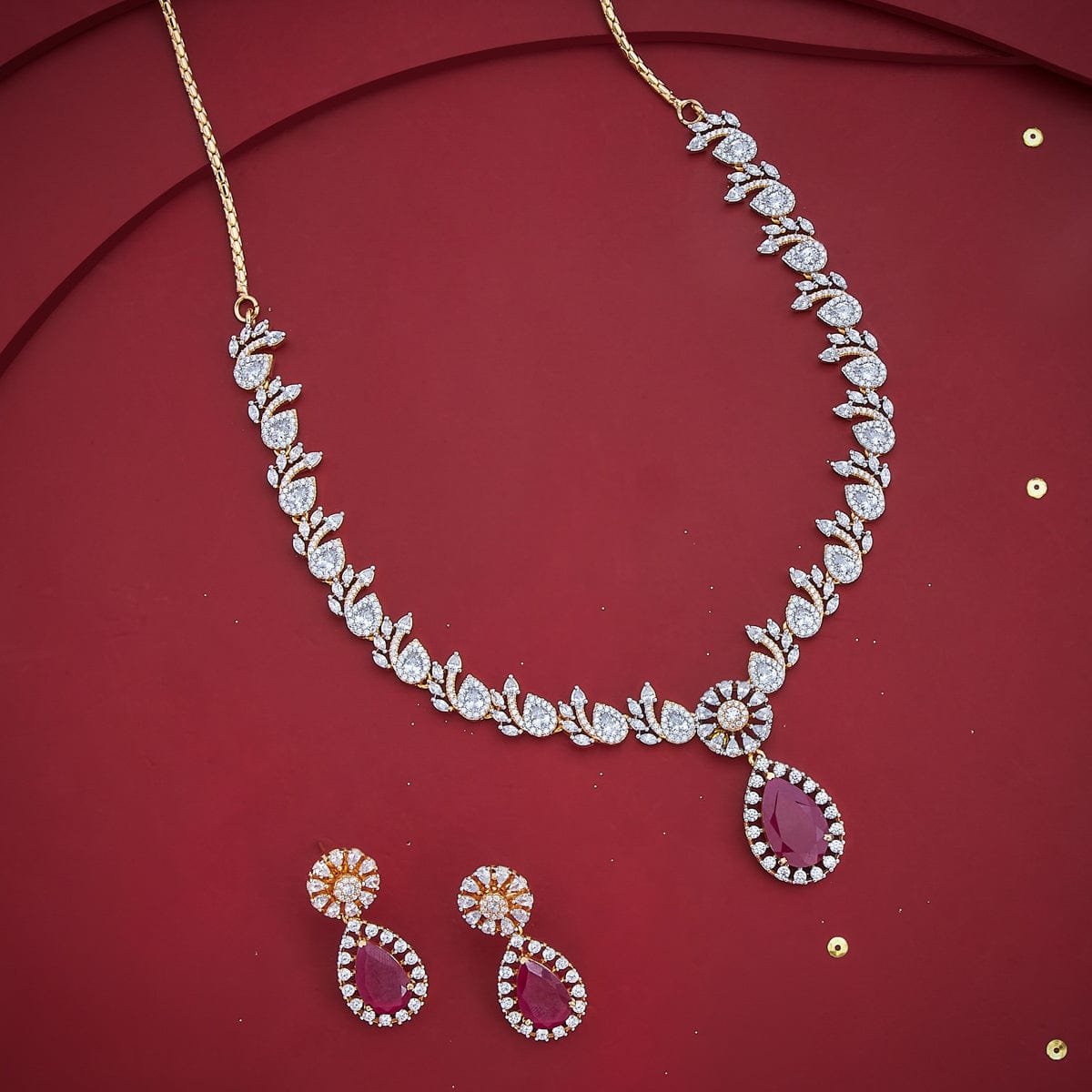 Zircon Necklace Zircon Necklace 182040